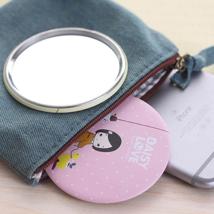 Художественное синее Подарочное милое маленькое зеркало в Корейском стиле Taobao