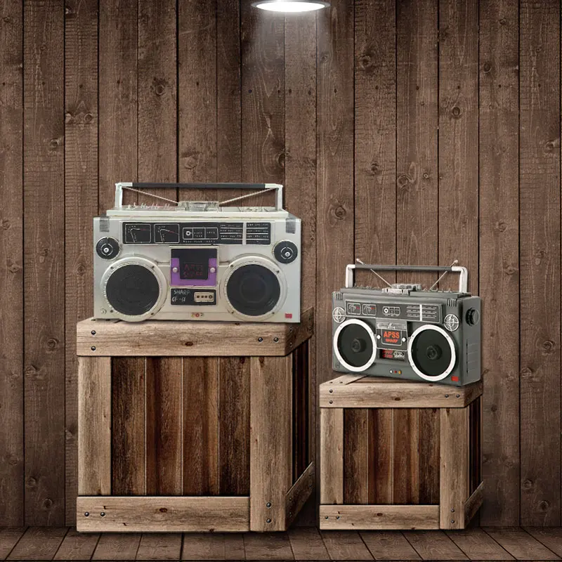 Сделать старый железный Ретро Радио Модель кофе чай магазин украшения комнаты