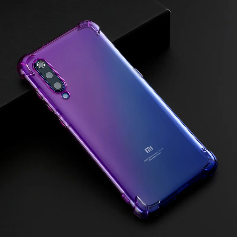Противоударный прозрачный мягкий силиконовый чехол для Redmi K20 Pro Note 7