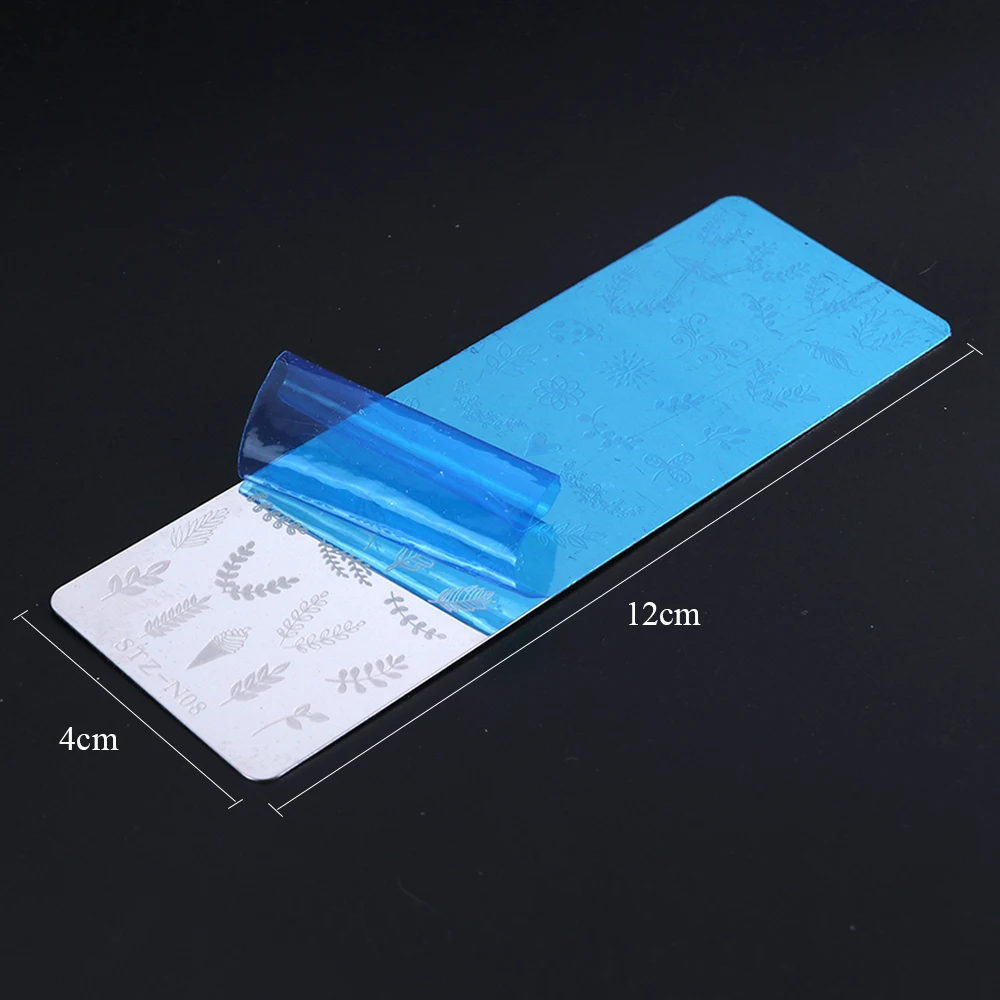 1 шт. штампованные пластины для ногтей кружева цветок животный узор трафарет из