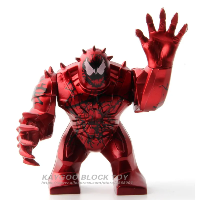 Конструктор с героями из мультфильма Супергерои Бэтмен мстители Anit Venom Hulk бане