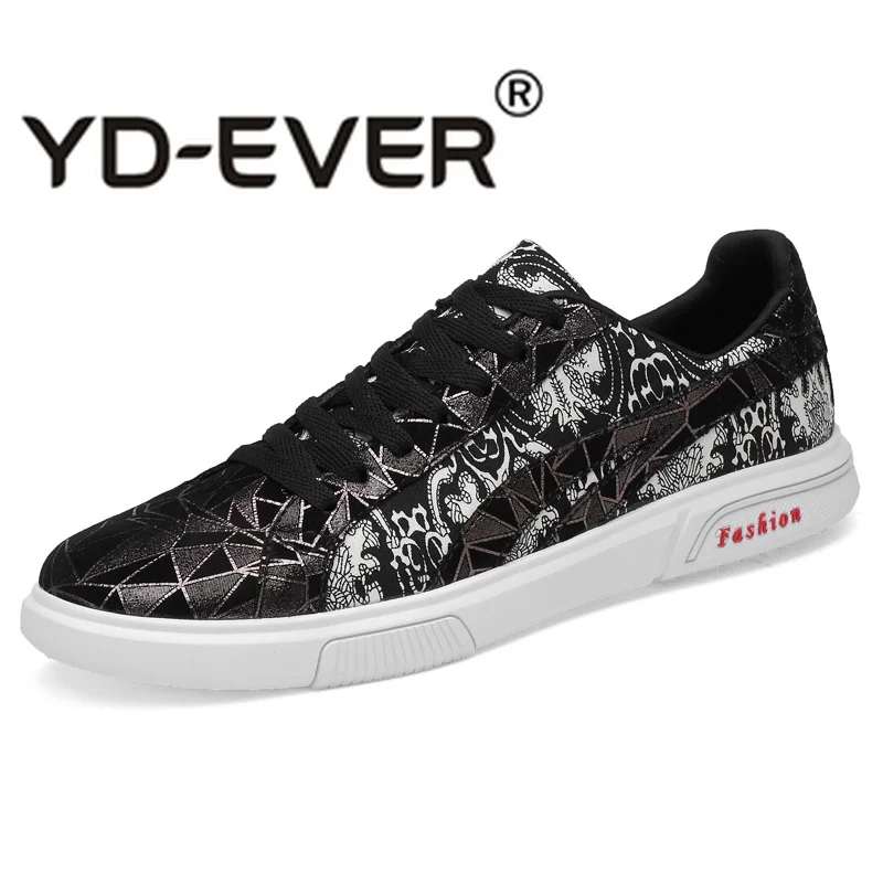 Новинка повседневная мужская обувь Цвет черный белый Мужская прогулочная из