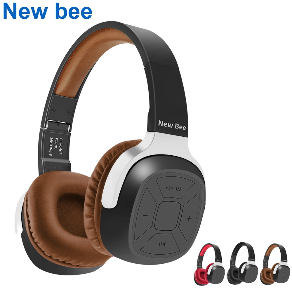 Би беспроводные наушники bluetooth стерео портативный папка гарнитура наушники с Спорт приложение микрофон NFC для телефона Компьютер ТВ