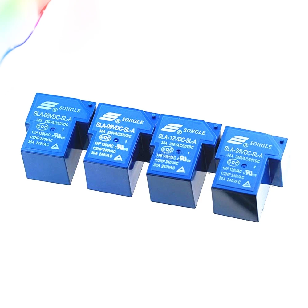 Мощность реле SLA 05VDC SL A 09VDC 12VDC 24VDC 5В 9В 12В 24В 30A 4PIN|Реле| |
