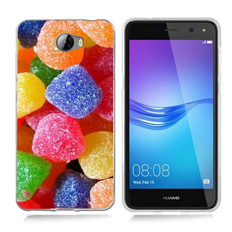 Чехол для телефона с цветами Huawei P9 Lite/P10 Lite Y5 ii Y5ii чехол/5A LYO-L21/Y6 II8 Прозрачный