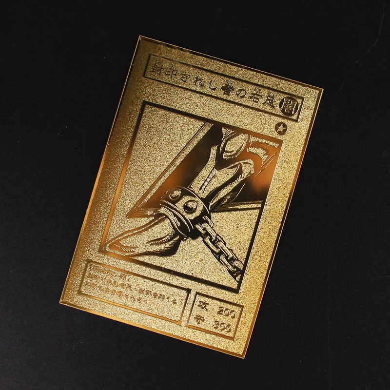 YU GI OH Золотая карта металлическая карта местный японский Золотой глаз белый дракон VOL издание Коллекционная карта детская игрушка подарок