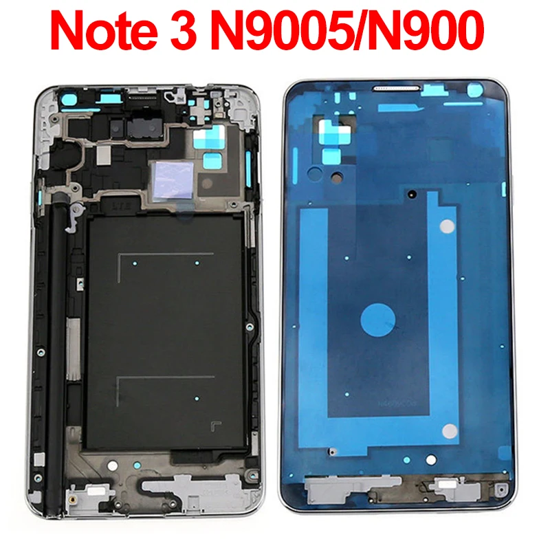 Оригинал для Samsung Galaxy Note 3 N9005 N900 3G Задняя средняя рамка задний корпус с крышкой