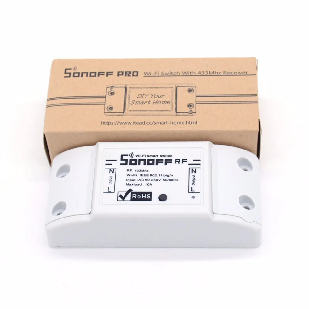 10 шт./лот Sonoff 433 МГц RF WiFi беспроводной умный переключатель дома с радиоприемником