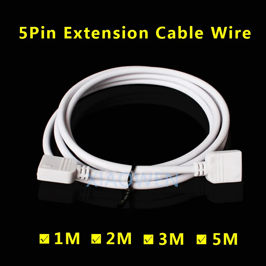 Горячая Sale1M м 2 3 5 PIN RGB светодиодный разъем кабель удлинитель шнура провода для SMD