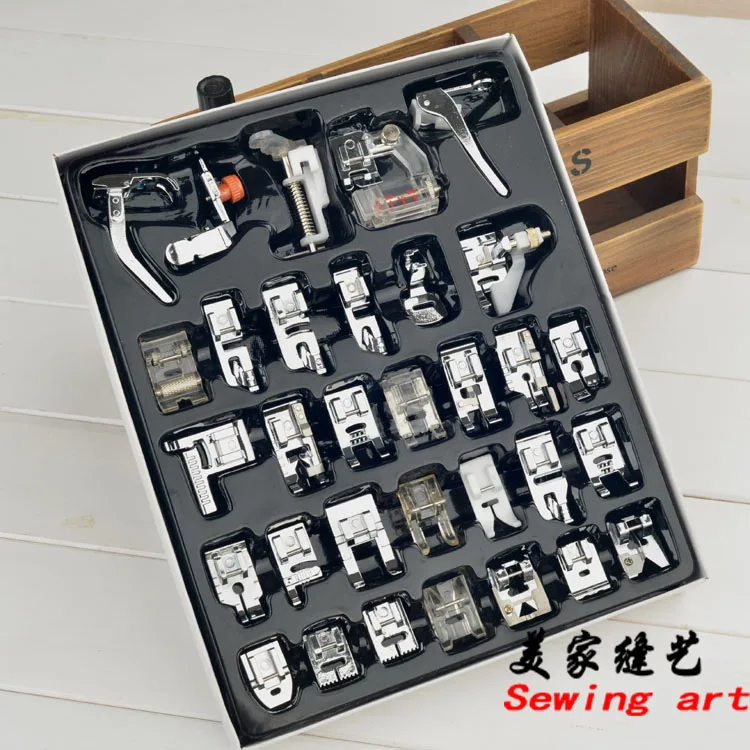 Домашние Швейные детали 32 шт. прижимная лапка аксессуары для шитья пресс лапы