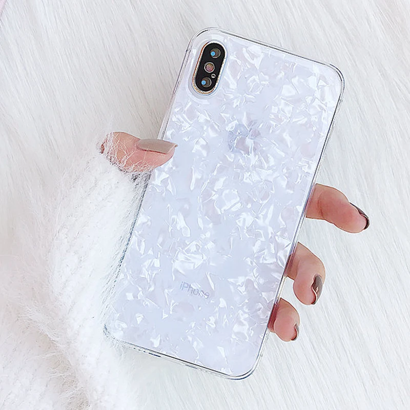 GYKZ Conch чехол для телефона iPhone X 8 7 6 6s Plus ультра тонкий мягкий TPU кристально чистый