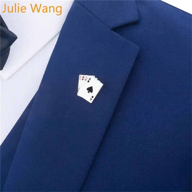 Julie Wang 1 шт. медные высококачественные металлические броши в форме цветка Листьев