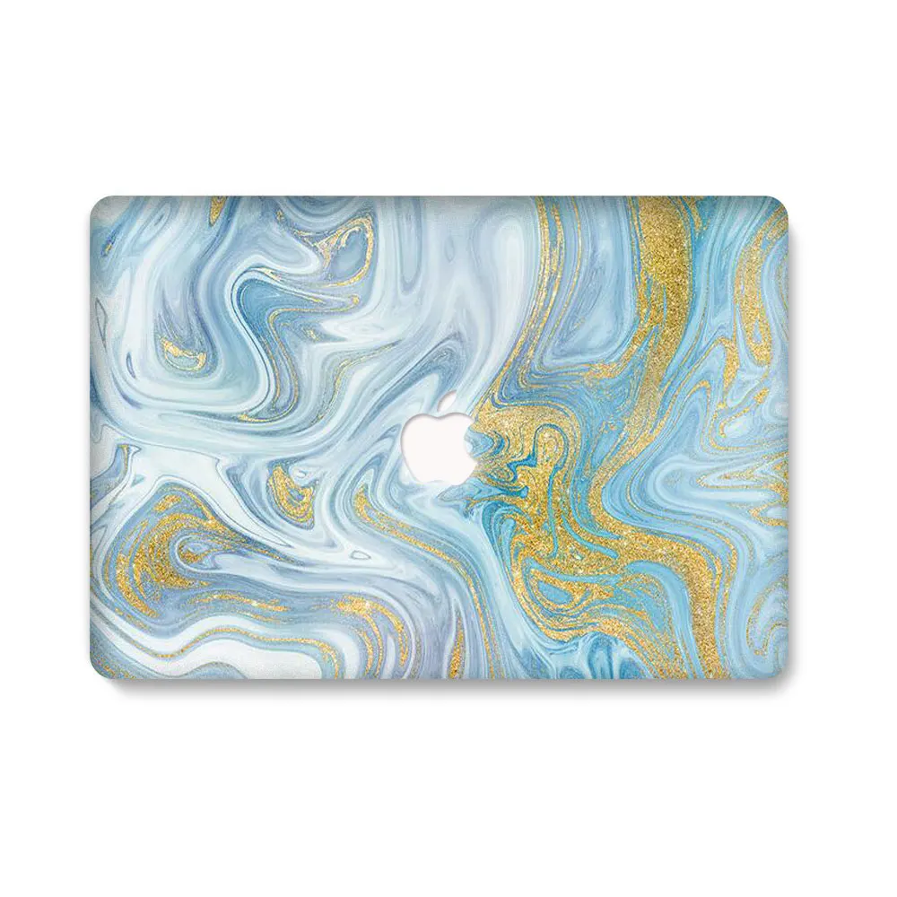 Жесткий чехол защитная наклейка мраморный камень ПК рисунок Кита для MacBook 12 Air 11 13