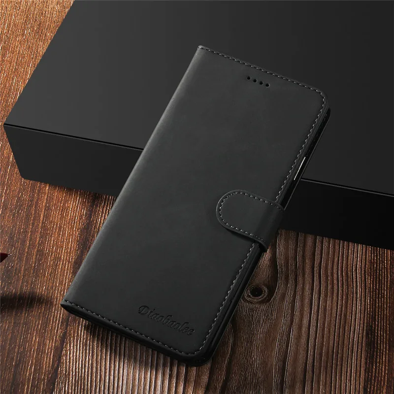 Кожаный чехол-бумажник с откидной крышкой для huawei P20 P30 mate 20 30 Pro Lite 5G Psmart Plus Y9 Y7 Nova 5i 5 Honor 20 9X Pro Чехол для карт - Цвет: Black