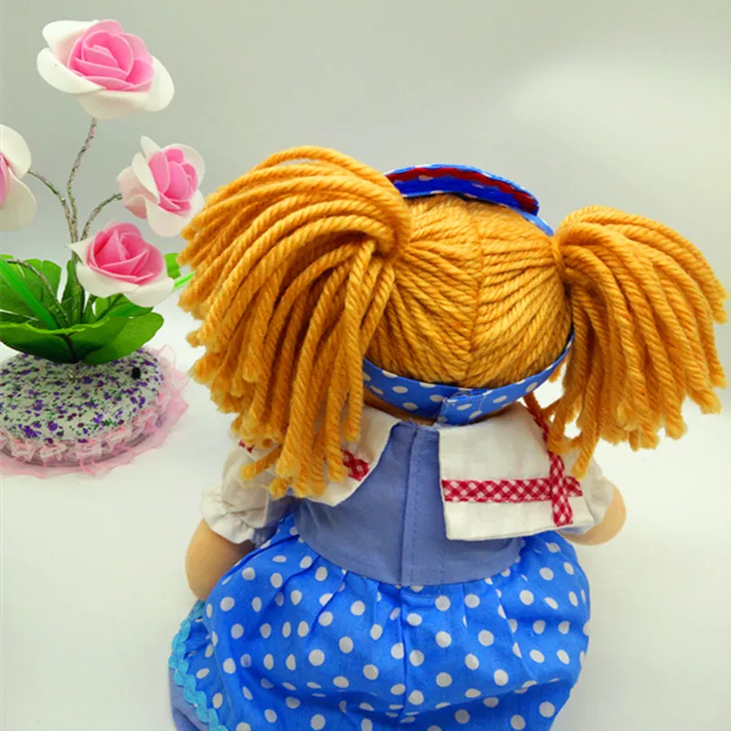 Мягкая тряпичная кукла игрушка для девочек мягкая детей 16 дюймов 17 синяя розовая