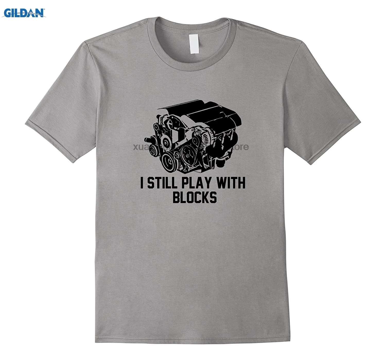 GILDAN 100% хлопковая Футболка с круглым вырезом и принтом футболка для механика