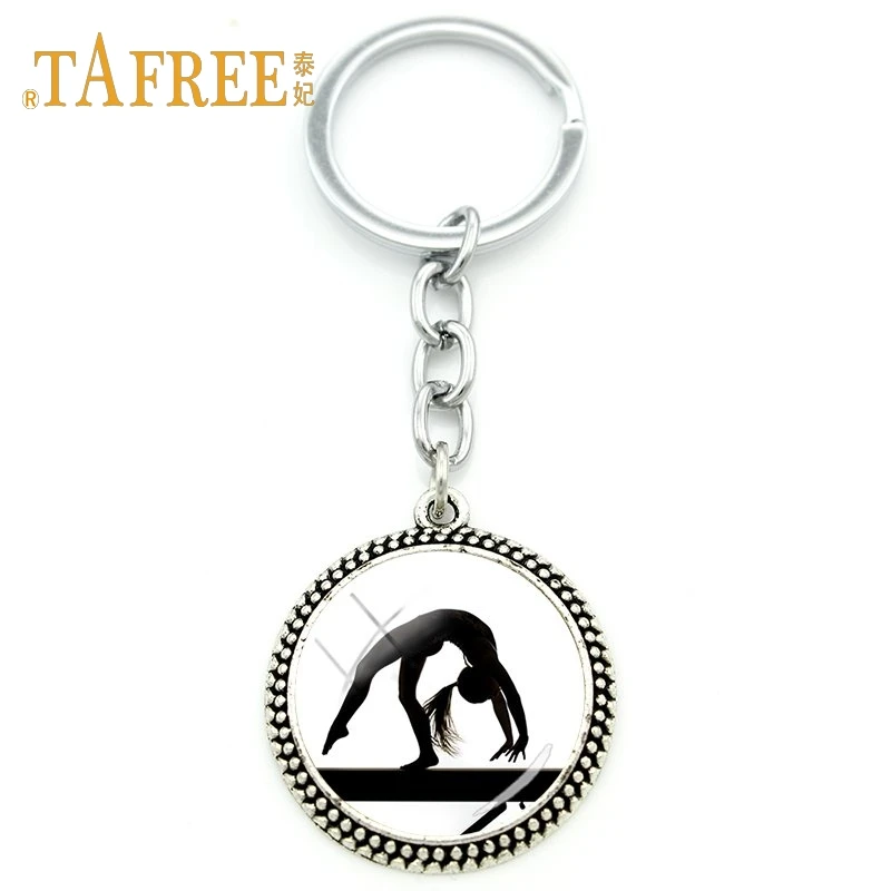 TAFREE спортивные изделия гимнастика соревнования сувенир брелоки для фанатов спорта брелоки кулоны брелок ювелирные изделия GY192 - Цвет: GY190