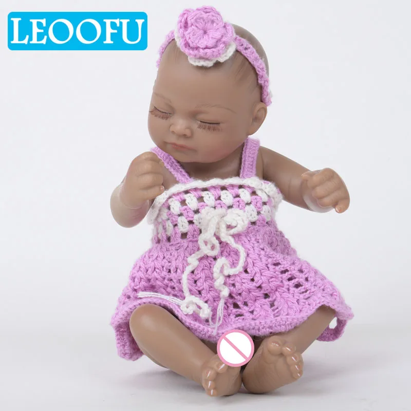 LEOOFU 28 см Детские Силиконовые куклы для моделирования мягкие игрушки девочек