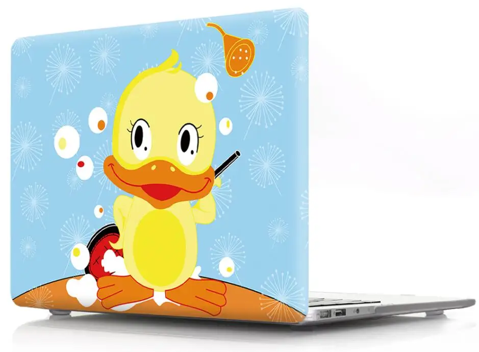Чехол-накладка с принтом желтой утки чехол для ноутбука Apple Mac MacBook Air Pro retina 11 12 13 15