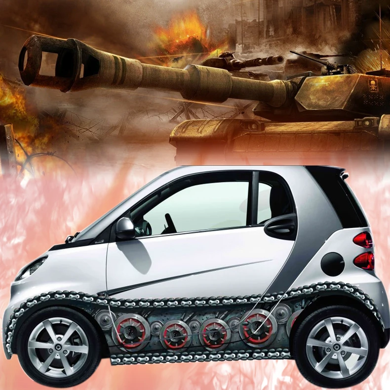 Стайлинг автомобиля 3D Автомобильная наклейка наклейки на цепочку кузова