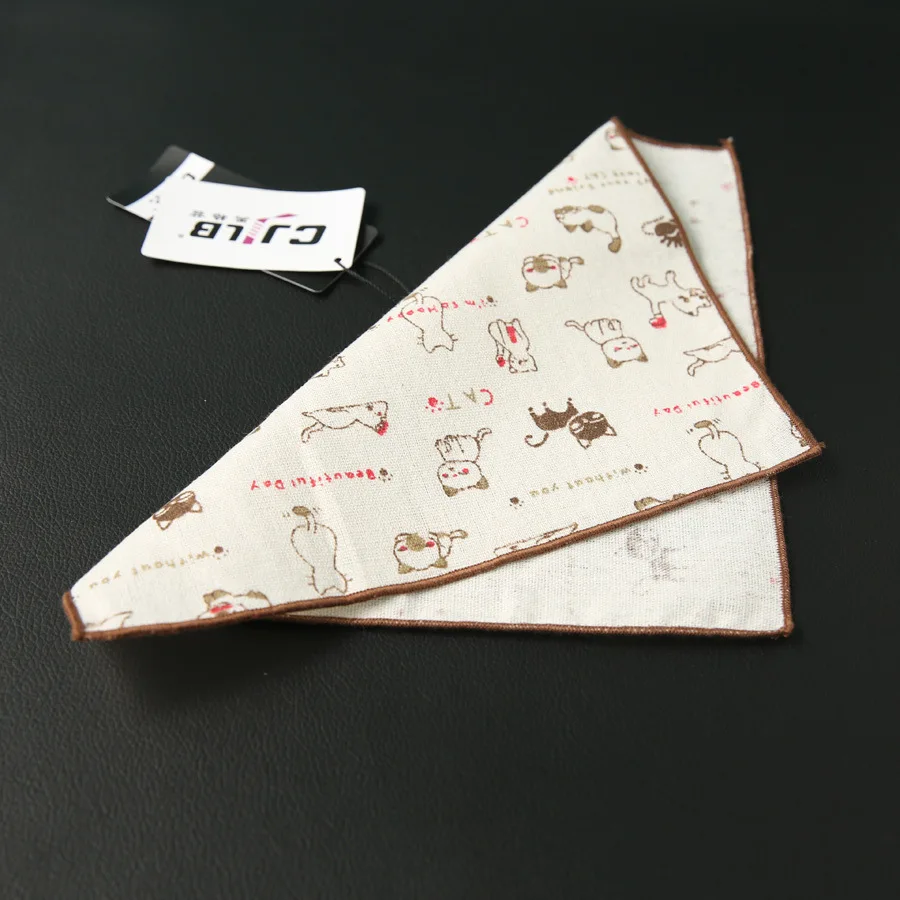 30 шт./лот высококачественный платок шарфы модные мужские карманные платочки с