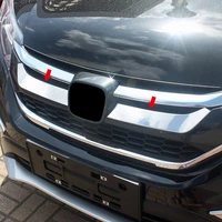 for honda crv cr v 2015 2016 accessories stainless steel front grille grill engine lid decoration molding cover kit trim 2pcs