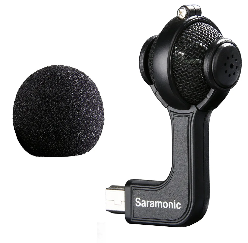 Saramonicg-микрофон для Gopro Hero 4 4+ 3+ 3 Экшн-спортивных камер 3,5 мм без шума мини стерео микрофон Аксессуары