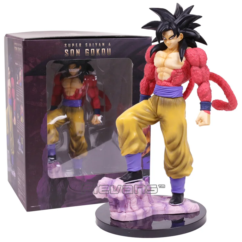 A box Dragon Ball Z GT Super Saiyan 4 Сон Гоку манга размеры ПВХ фигурка Коллекционная модель игрушки - Цвет: A box