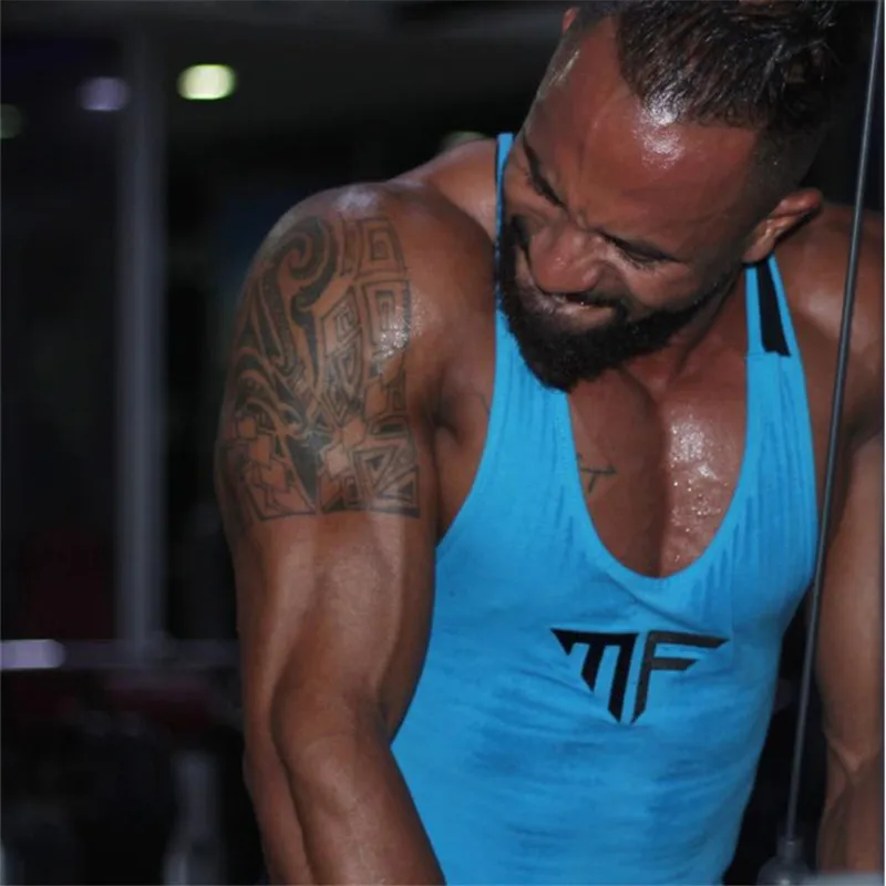 FRMARO брендовая модная повседневная мужская летняя майка с круглым вырезом зауженный крой, принт с буквами жилет для мужчин s Белый Синий Топы Тройник