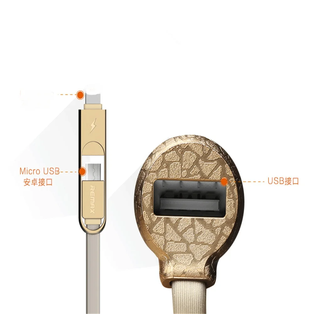 3.4A автомобильное зарядное устройство для быстрой зарядки 3 0 USB Remax с адаптером Micro