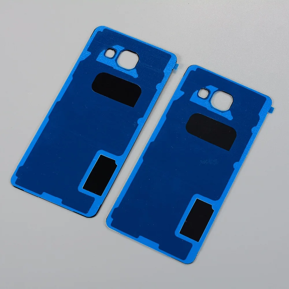 Back Glass Housing Cover For Samsung Galaxy A3 A5 A7 2016 A310 A510 A710 Battery Cover+Sticker | Мобильные телефоны и