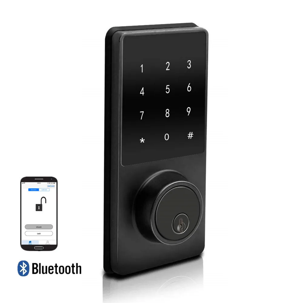 Бесключевое приложение Bluetooth умный велосипедный замок, Противоугонная сигнализация и водонепроницаемый для личного, семейного или школьного и т. д