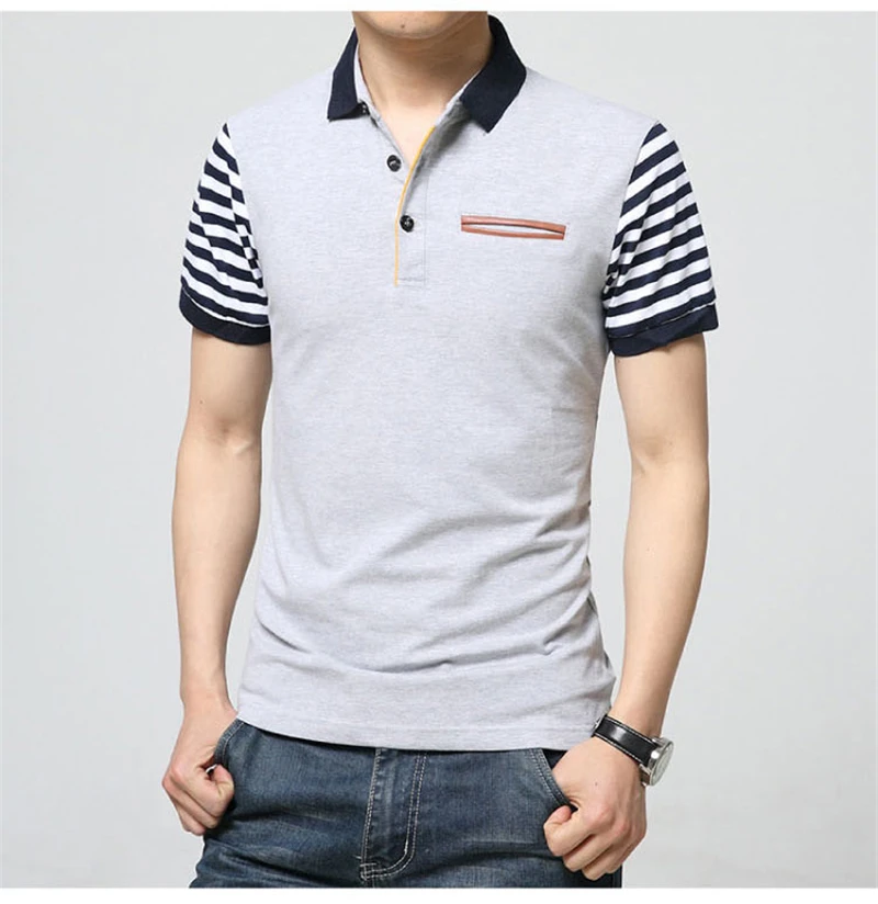 ARCSINX Slim Fit Polo рубашка мужская плюс размер 5XL 4XL 3XL хлопок Поло мужская рубашка большого размера повседневная с коротким рукавом летние мужские Поло