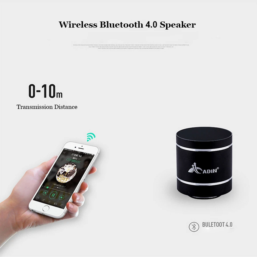 Adin 15 Вт металлическая Вибрация беспроводной bluetooth динамик fm радио HiFi бас 3D стерео объемный TF сабвуфер динамик s пульт дистанционного управления
