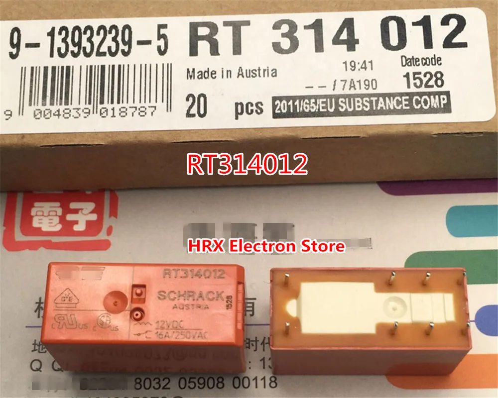 10 шт./лот реле RT314005 RT314012 RT314024 RT314730 16A 8PIN новый оригинальный|Реле| |