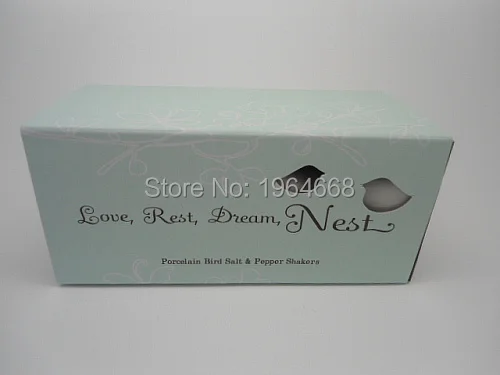 14 шт./лот свадебный подарок керамический фарфор любовь птица соль и перец шейкеры
