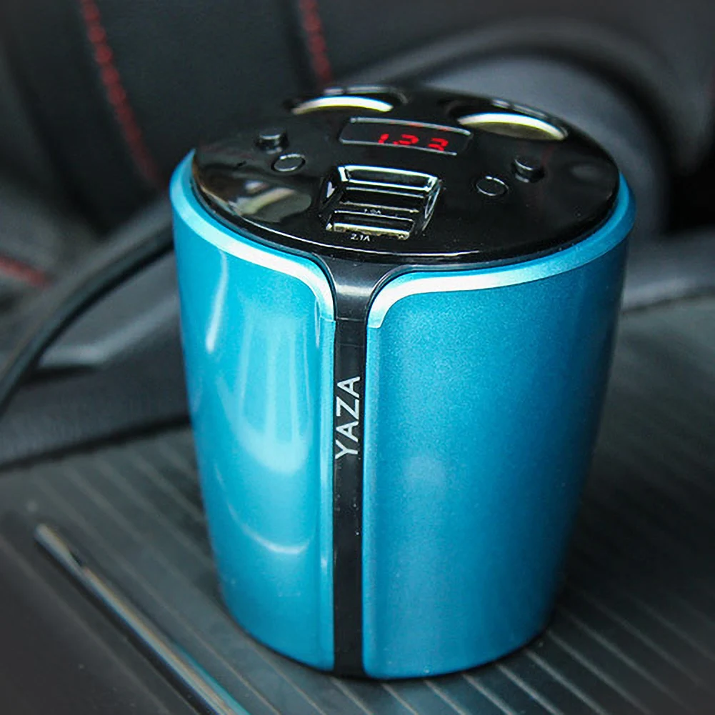 YZD-V9 в форме чашки автомобильный Bluetooth MP3-плеер двойной USB Hands-free fm-передатчик автомобильный телефон планшет зарядное устройство