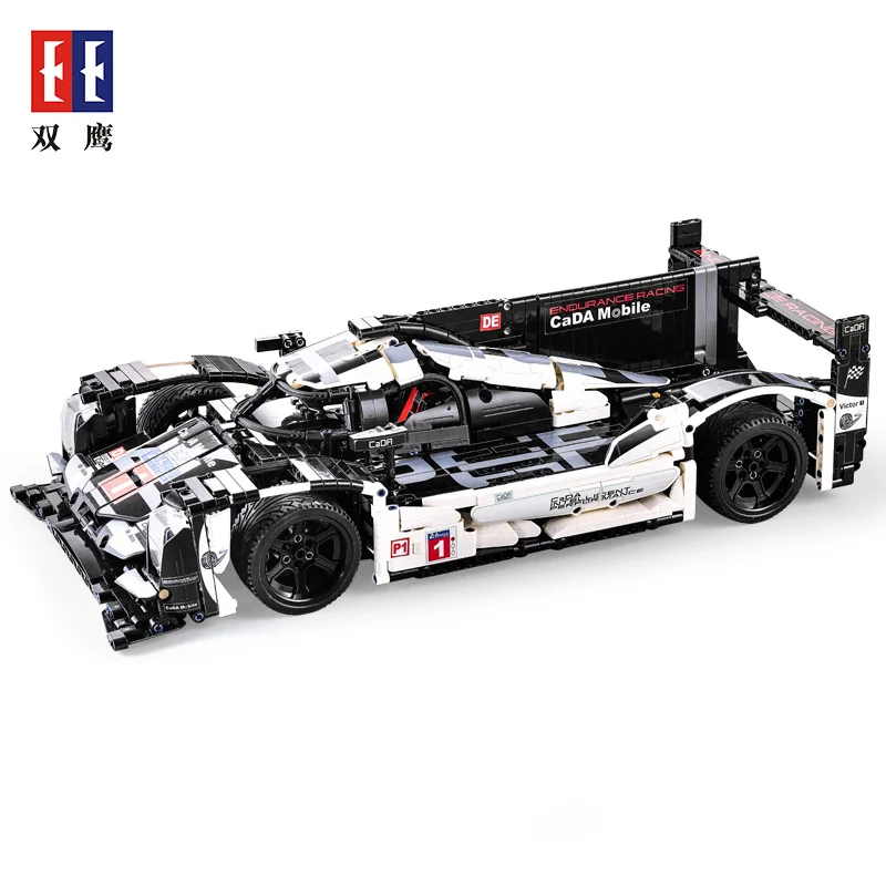 Standard CADA Mobile Technic 1586 шт Супер гоночный спортивный автомобиль скорость чемпионов город MOC Creator строительные блоки кирпичи игрушки для детей - Цвет: Standard