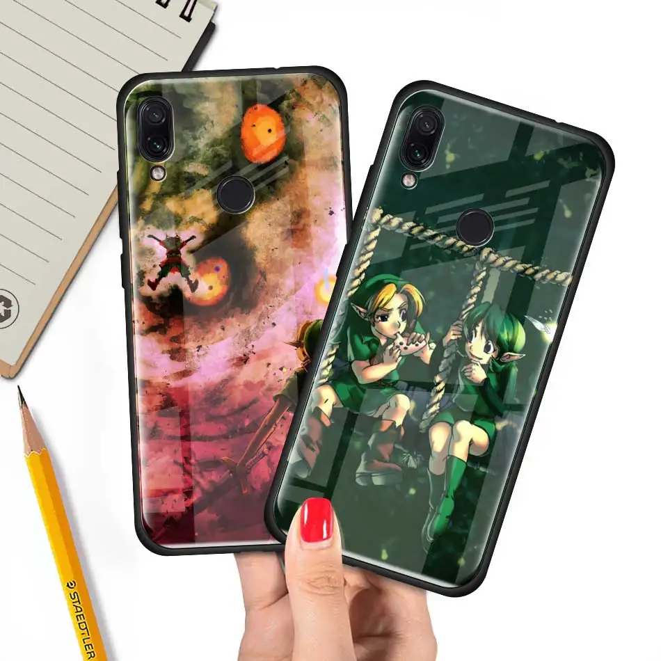 Чехол из закаленного стекла с изображением легенда о Зельде для Xiao mi Red mi Note 7 6 Pro K20 Pro Red mi 7 mi 9 Чехол для мобильного телефона s