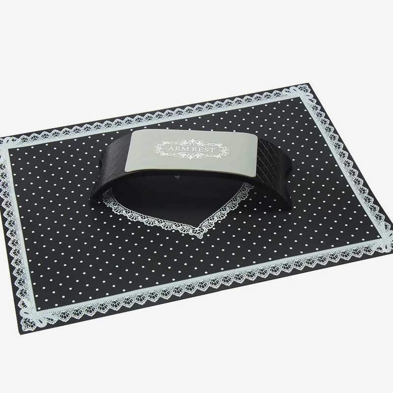 Almohadilla Manicura Silicone Mat for Manicure Nail Arm Rest+Hand Holder Pad Washable Foldable | Красота и здоровье
