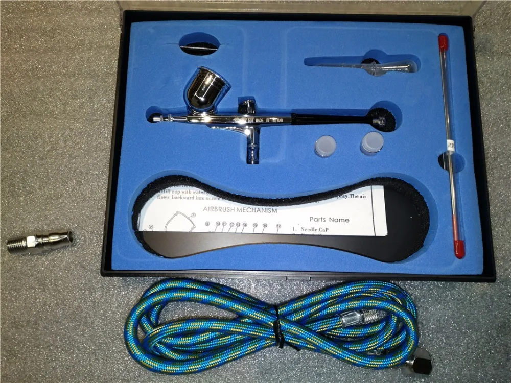 Двойное действие распылитель Аэрограф компрессор набор кистей с 3