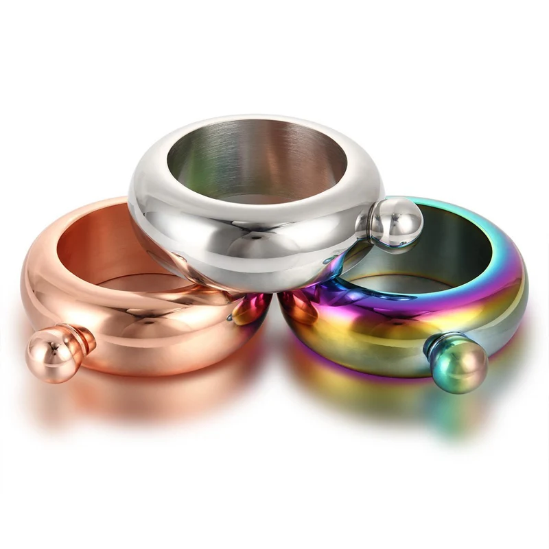 Roestvrij Stalen Armband Heupfles Spiegel Whisky Drinkwaren Grote Gift Voor Vrienden