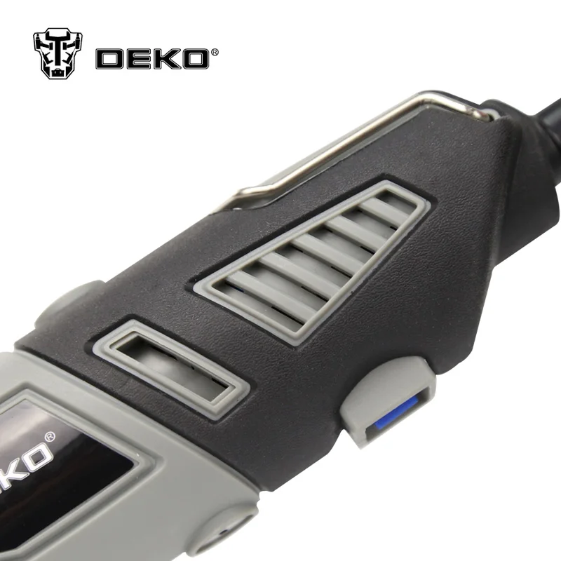 DEKO GJ201 220 В 170 Вт ЖК-дисплей переменной Скорость роторный инструмент Dremel Стиль