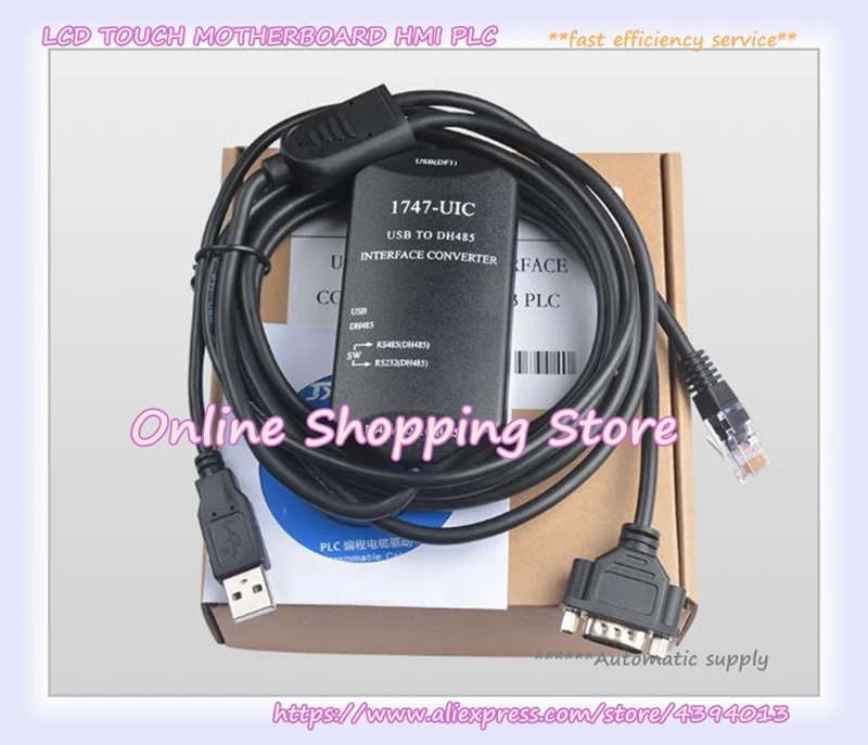 1747 UIC кабель используется для SLC PLC загрузки USB 1747PIC RS232/DH 485 New In Box в