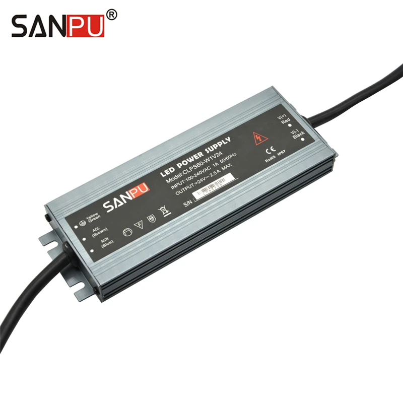 SANPU SMPS импульсный источник питания 24 в пост. Тока 60 Вт 2 А 220 В светодиодный