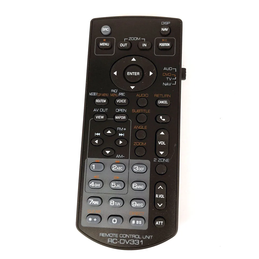 New Replacement RC-DV331 Remote Control for Kenwood Receiver DVD AUD DDX516 DDX616 DNX5160 DNX6020EX DNX6160 DNX6460BT DNX6960 |