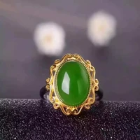 lanzyo 925 silver jasper ring fashion gift for women jewelry open ring fine jewelry j101401agby wholesale