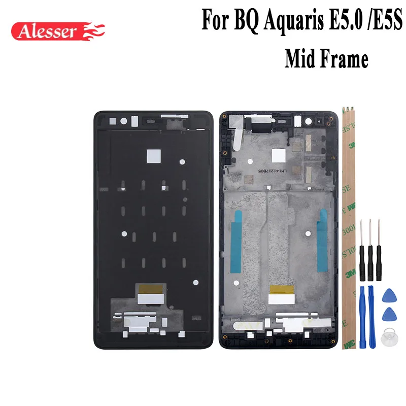 Alesser для BQ Aquaris E5.0 E5S Передняя Ближний рамка Высокое качество корпуса телефона +