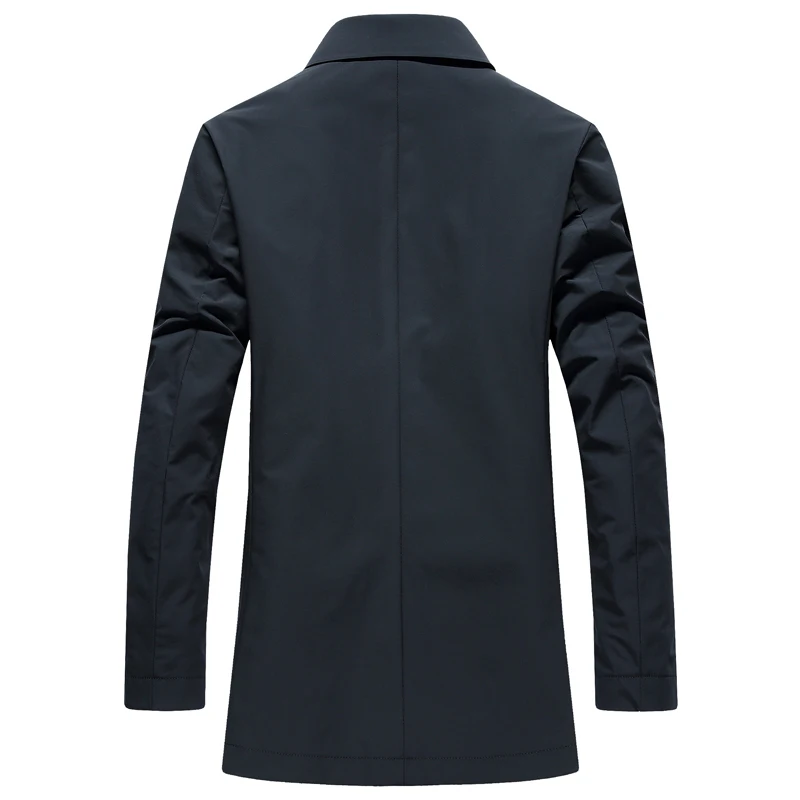 Brand autumn men's trench coats slim fit men and casual jackets 2018 dress mens black/blue windbreaker plus size M-3XL | Мужская