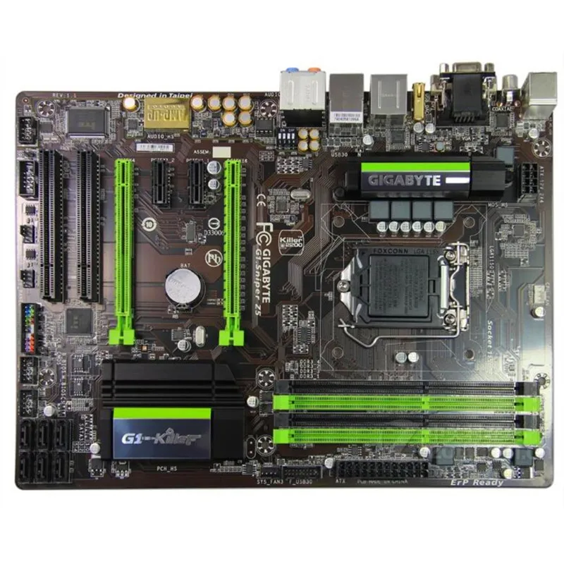 Для Gigabyte GA G1.Sniper Z5 оригинальная б/у настольная материнская плата g1.снайперская Z87